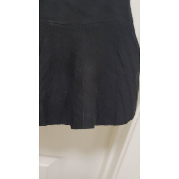 41 Hawthorn Black Long-Sleeve Sweater With Pleated Cuffs & Ribbed Neckline Bell - Picture 9 of 9